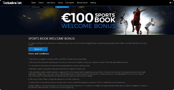 online casino sign up bonus
